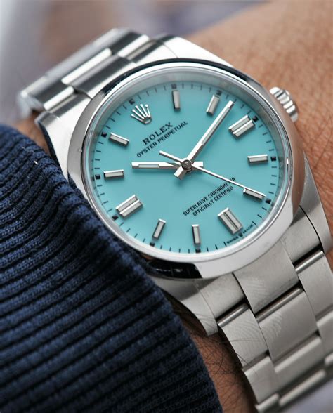 rolex blue colour watch|rolex op 36 tiffany blue.